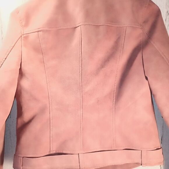 Nwot Forever 21 Moto Jacket PINK jacket - Picture 8 of 8